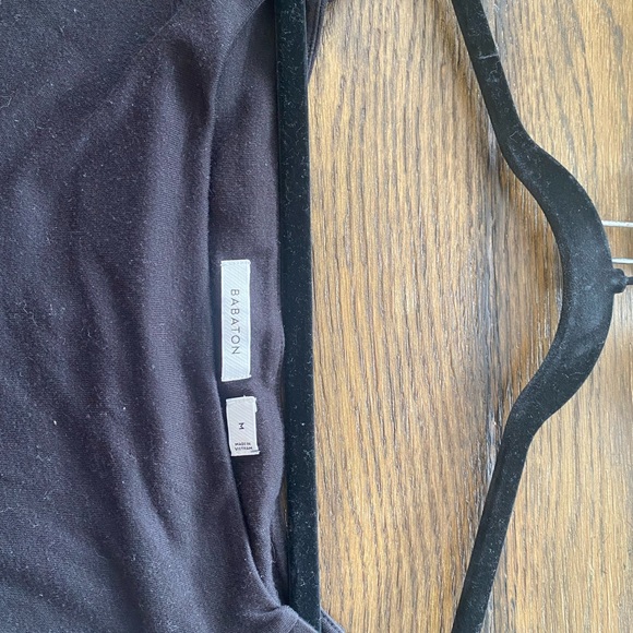 BABATON LONG SLEEVE BLACK TOP - Picture 2 of 7